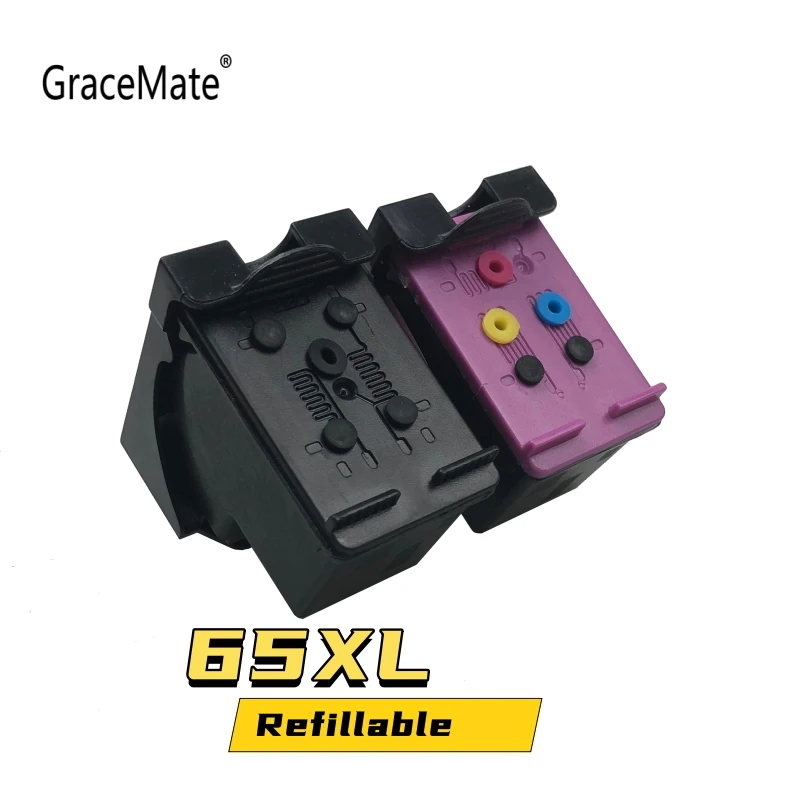 65XL Ink Cartridge Replacement for Hp 65XL 65 Refilled Cartridge Envy 5010 5020 5030 5032 5034 5052 5055 2622 2624 2652 Printer
65XL Ink Cartridge Replacement for Hp 65XL 65 Refilled Cartridge Envy 5010 5020 5030 5032 5034 5052 5055 2622 2624 2652 Printer