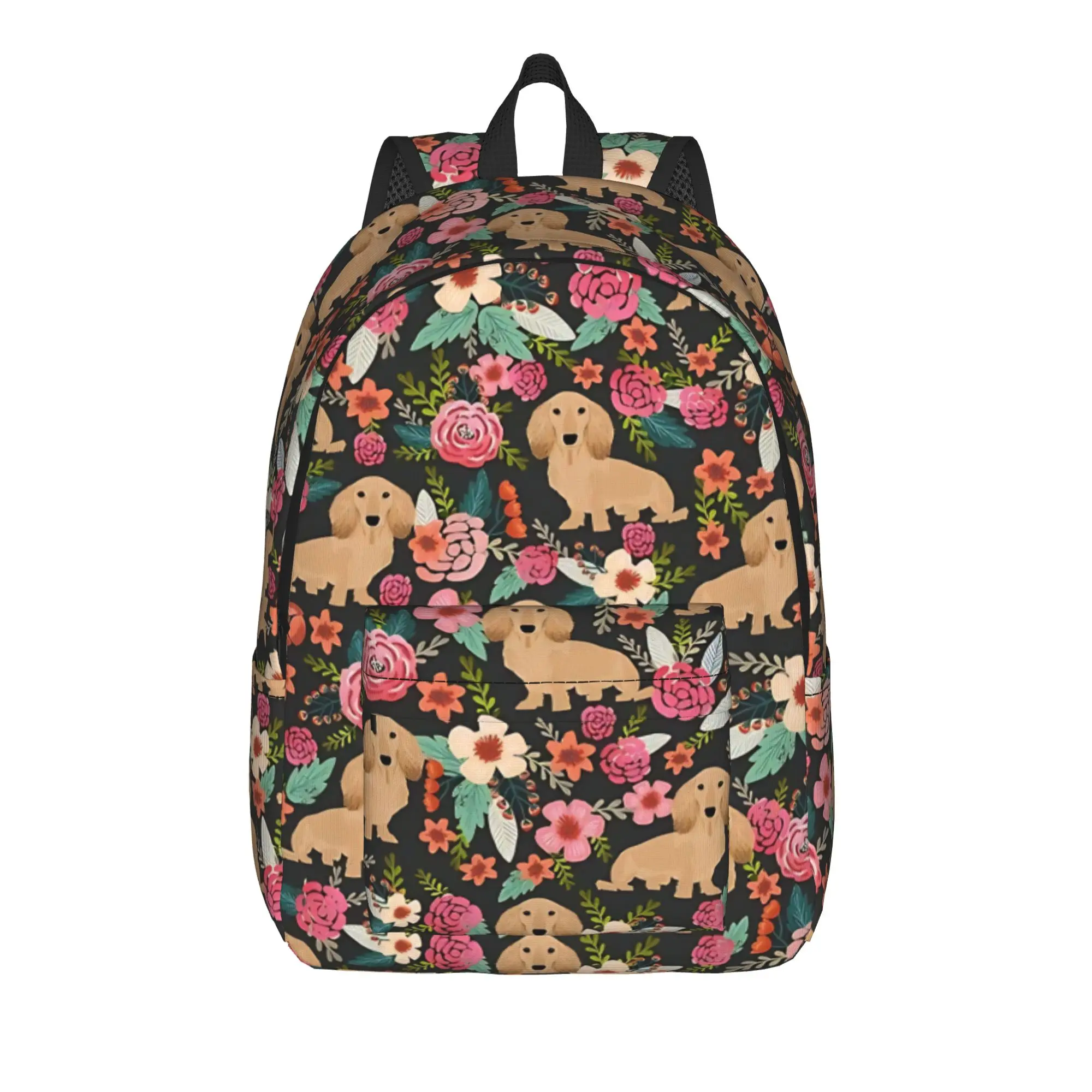Dachshunds Backpack Back to school season Dog with flowers Snack Storage Backpack
Dachshunds Backpack Back to school season Dog with flowers Snack Storage Backpack