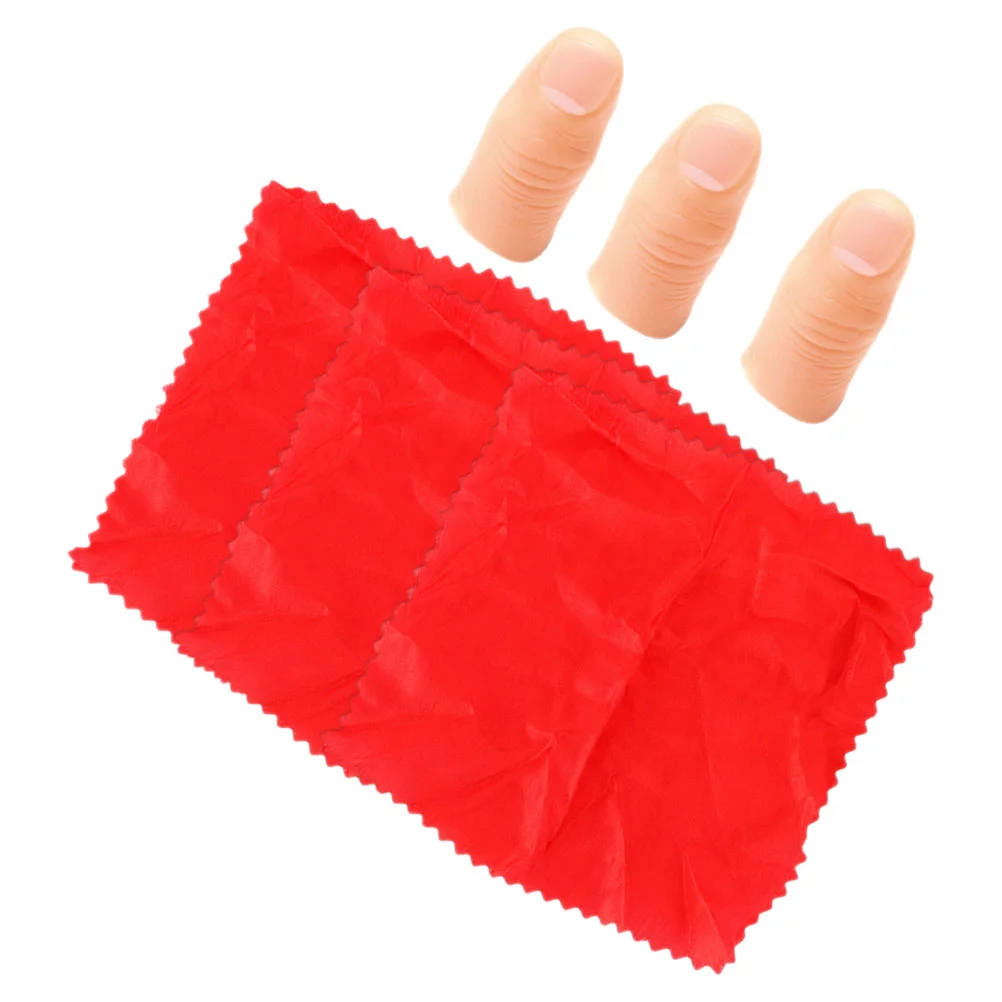 3 Sets Props Funny Scarf Fake Finger For Trick Performance Gimmick Magician Gadget Tool Cloth
3 Sets Props Funny Scarf Fake Finger For Trick Performance Gimmick Magician Gadget Tool Cloth