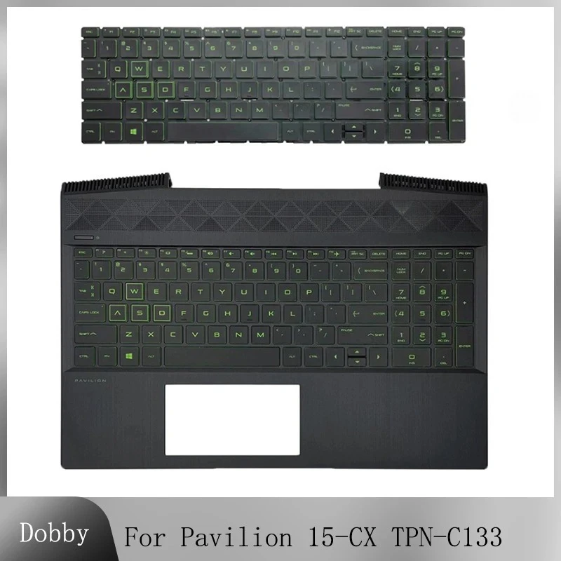 New US Keyboard For HP Pavilion 15-CX TPN-C133 Keyboard Replacement Laptop Top Case Palmrest Upper Cover Gaming Green Backlight
New US Keyboard For HP Pavilion 15-CX TPN-C133 Keyboard Replacement Laptop Top Case Palmrest Upper Cover Gaming Green Backlight