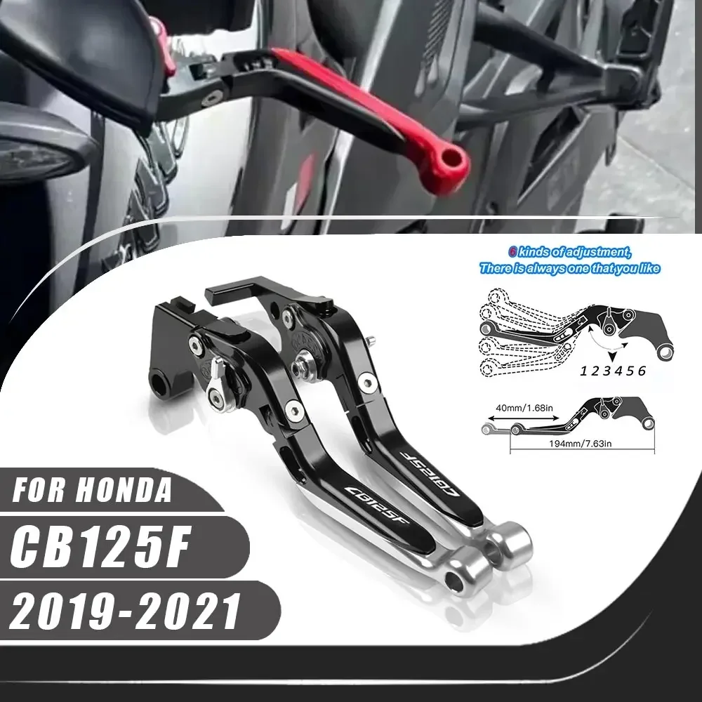 For Honda CB125F 2019-2021 2020 CNC Clutch Lever Brake Lever Set Adjustable Folding Handle Levers Motorcycle Accessories Parts
For Honda CB125F 2019-2021 2020 CNC Clutch Lever Brake Lever Set Adjustable Folding Handle Levers Motorcycle Accessories Parts