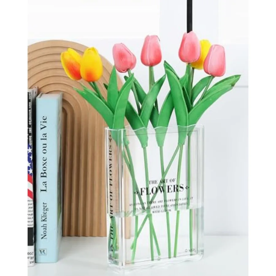 Book-Shaped Vase for Flowers, Book Lovers Gifts, Aesthetic Room Decor Cute Flowers Vases and Must-Have for Home, Bookshelf, Bed
Book-Shaped Vase for Flowers, Book Lovers Gifts, Aesthetic Room Decor Cute Flowers Vases and Must-Have for Home, Bookshelf, Bed