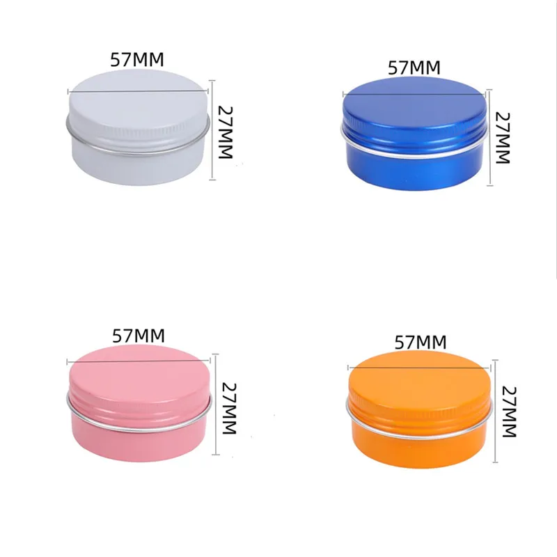 200pcs 50ml Pink White Blue Empty Aluminum Tin Jar For Packing Cream Balm Nail Cosmetic Round Storage Container Mini Metal Boxes
200pcs 50ml Pink White Blue Empty Aluminum Tin Jar For Packing Cream Balm Nail Cosmetic Round Storage Container Mini Metal Boxes