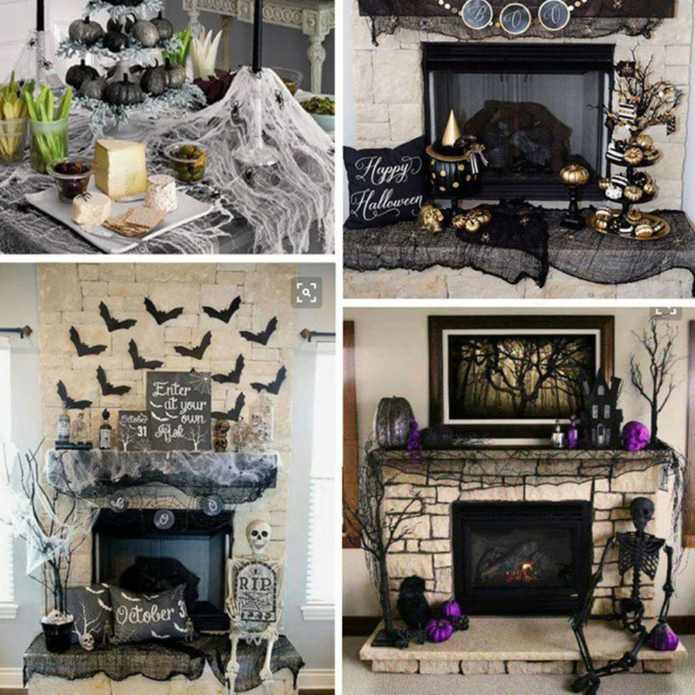 3 Pcs Decorative Gauze Drape Goth Halloween Table Cloth Horror Decoration Tattered Party Props
3 Pcs Decorative Gauze Drape Goth Halloween Table Cloth Horror Decoration Tattered Party Props