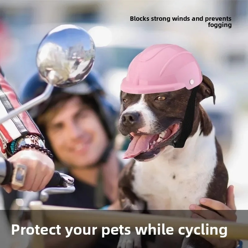 Puppy Motorcycle Helmet Adjustable Dog Safety Pet Headgear Handsome Comfortable Locomotive Helmet for Dog Accessories
Puppy Motorcycle Helmet Adjustable Dog Safety Pet Headgear Handsome Comfortable Locomotive Helmet for Dog Accessories