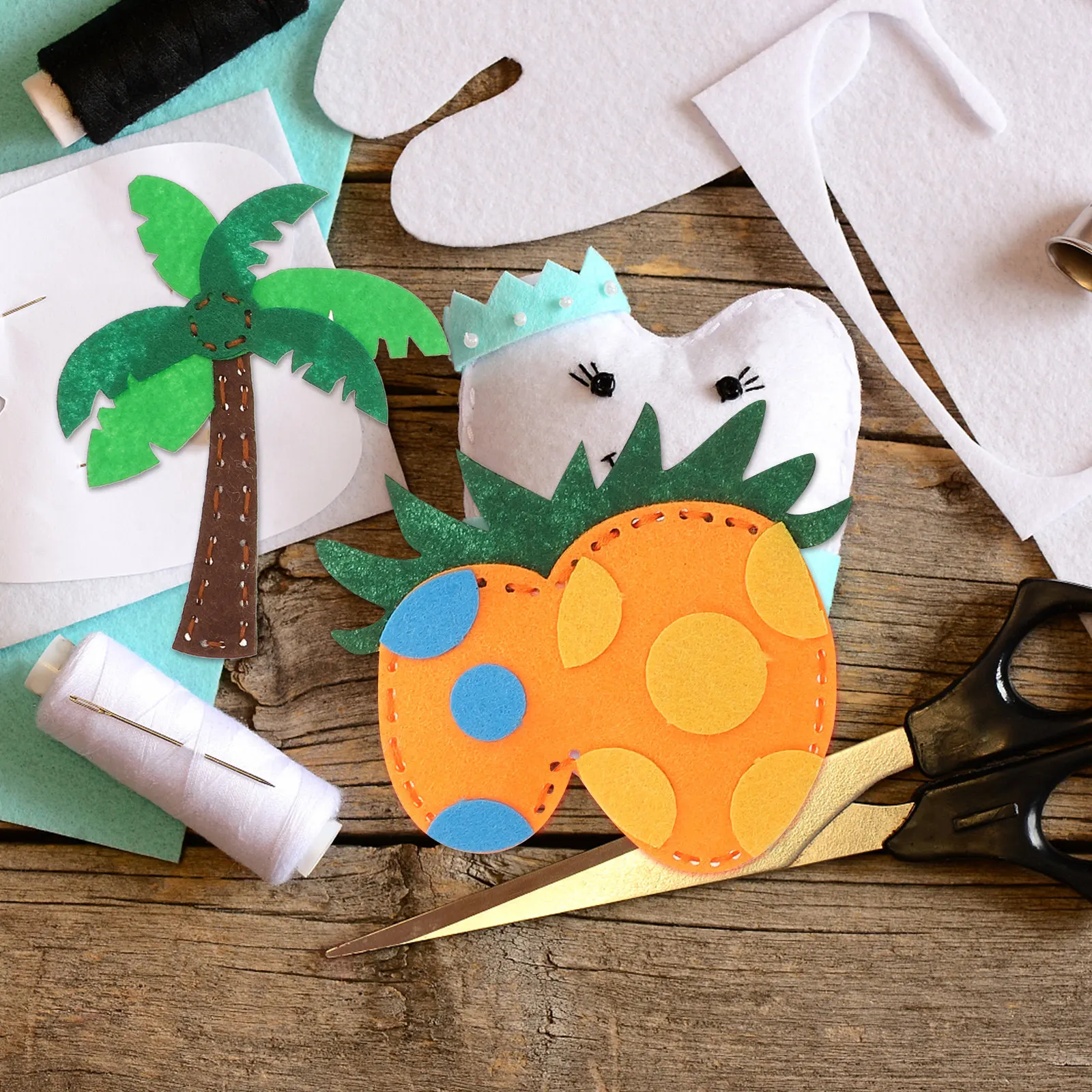 Kids Handcraft Sewing Kits for Felt Crafts Embroidery Children Dinosaur Animal Arts
Kids Handcraft Sewing Kits for Felt Crafts Embroidery Children Dinosaur Animal Arts