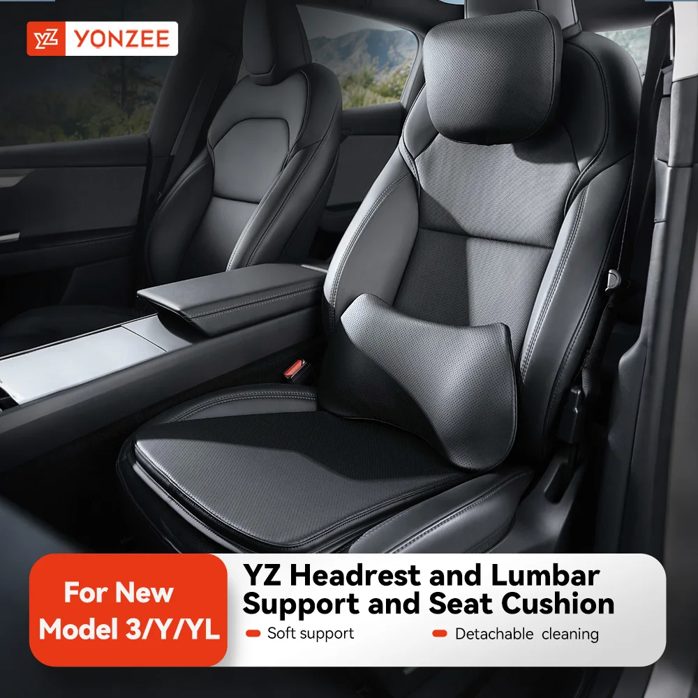 YZ for Tesla Model 3 Y YL Juniper Highland Neck Pillow Memory Foam Lumbar Support Headrest Breathable Cushion Relieve Stress Acc
YZ for Tesla Model 3 Y YL Juniper Highland Neck Pillow Memory Foam Lumbar Support Headrest Breathable Cushion Relieve Stress Acc