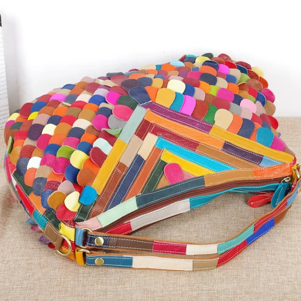 Caerlif casual Women Leather Handbags Shoulder Crossbody Bags Genuine Leather Bag Bolsas ladies tote bag colorful hobo bag
Caerlif casual Women Leather Handbags Shoulder Crossbody Bags Genuine Leather Bag Bolsas ladies tote bag colorful hobo bag