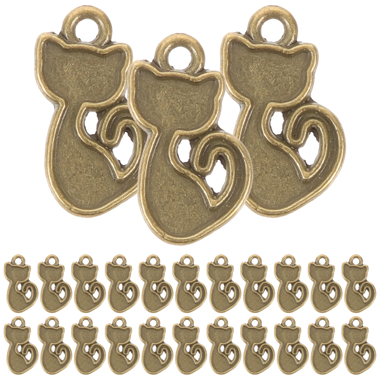 100pcs Cat Shaped Ornaments Vintage Alloy Charm Small Pendant for Jewelry Bracelet Necklace DIY Craft Accessories
100pcs Cat Shaped Ornaments Vintage Alloy Charm Small Pendant for Jewelry Bracelet Necklace DIY Craft Accessories