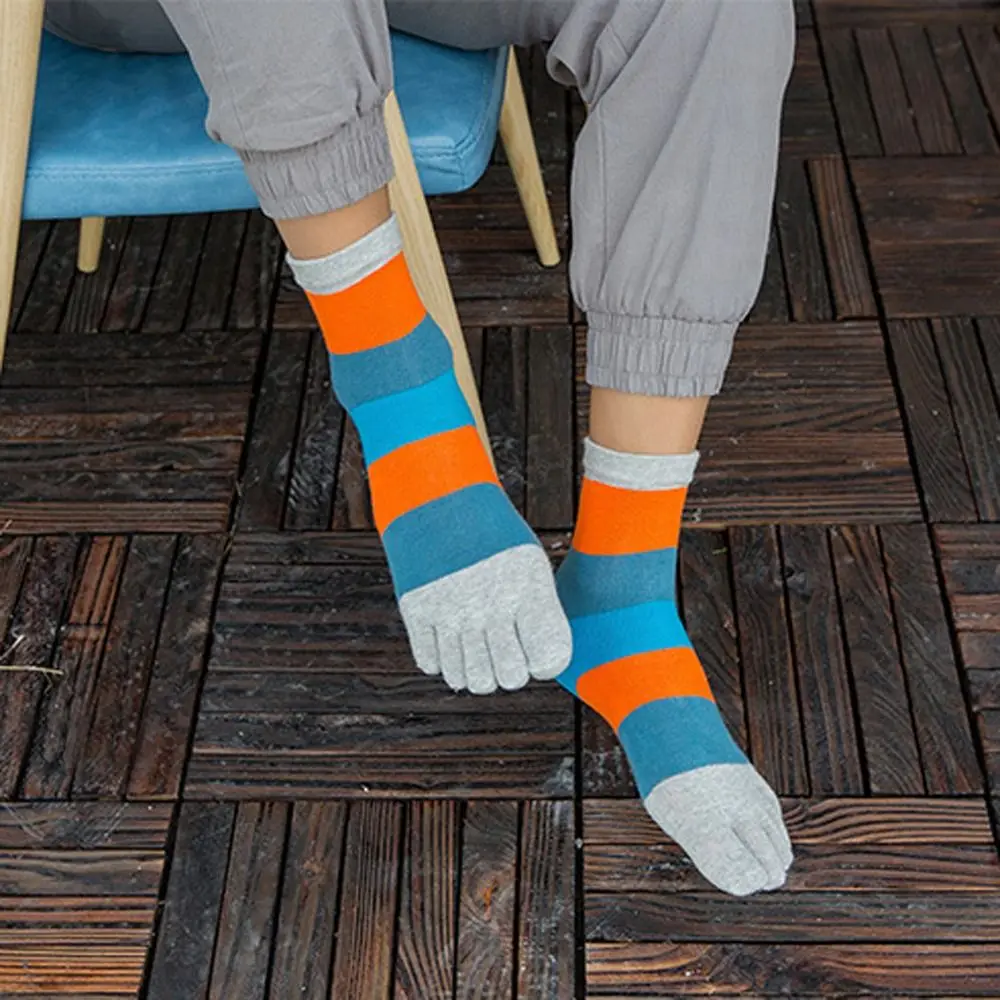 1 Pair EU 39-44 Five Finger Socks Anti-Sweat Anti-Bacterial Dress Socks with Toes Cotton Breathable Men'S Split Toe Sock Summer
1 Pair EU 39-44 Five Finger Socks Anti-Sweat Anti-Bacterial Dress Socks with Toes Cotton Breathable Men'S Split Toe Sock Summer