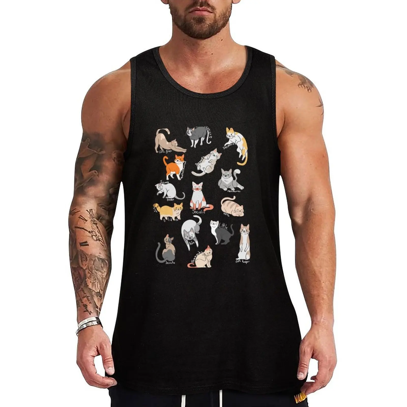 System cats Tank Top Muscle Tank Top Athletic Fit Gym Workout Sleeveless
System cats Tank Top Muscle Tank Top Athletic Fit Gym Workout Sleeveless