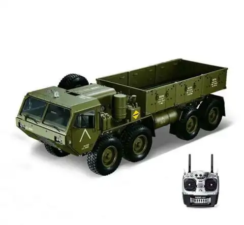 HG 1/12 8WD RC US Military Truck Metal 8*8 Chasis Model 2.4G Radio Servo P801 Car TH04720-SMT2