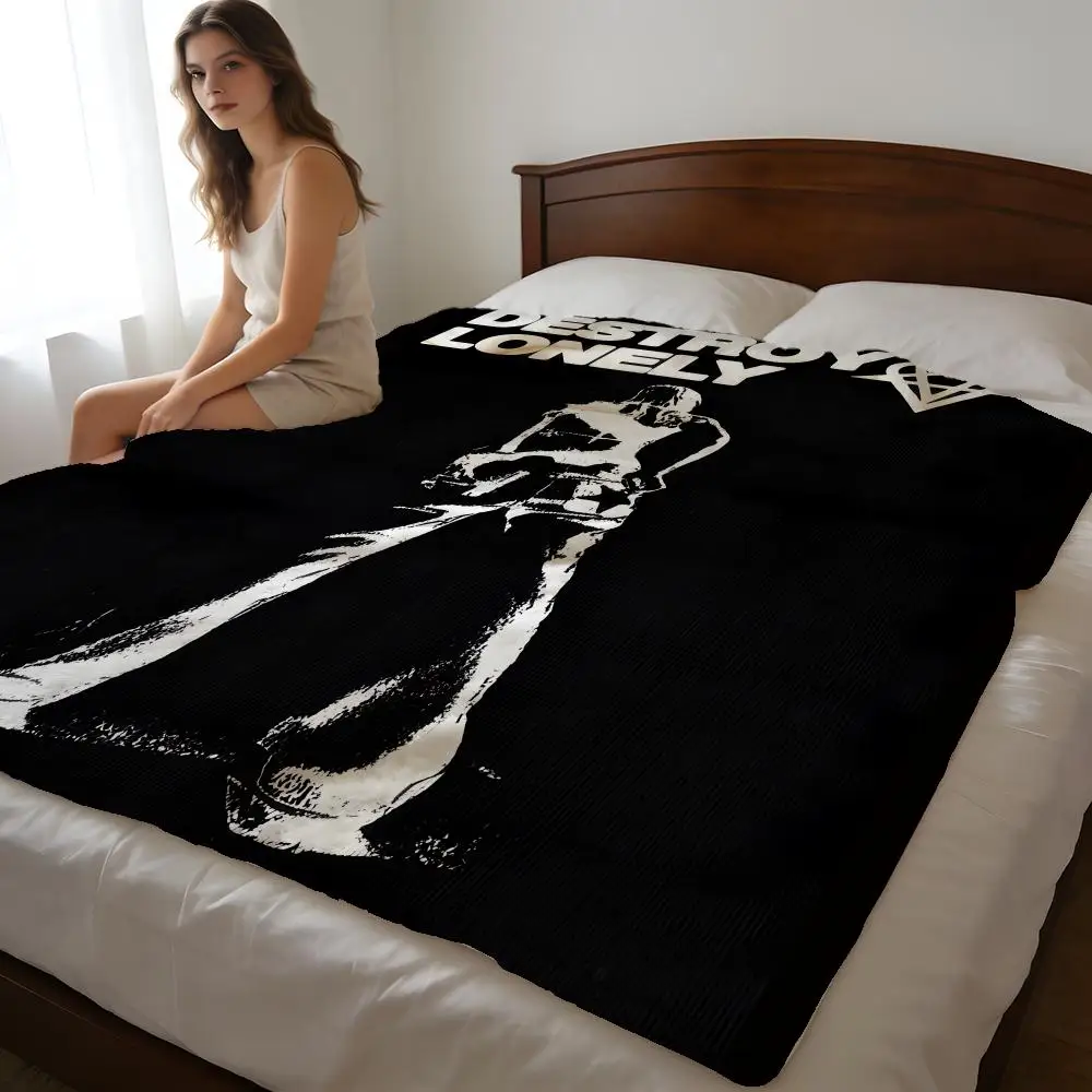Throw High-Density Short Plush Blanket For Sofa Nap Air-Conditioned Room Soft Skin-Friendly Pop Hip Hop Rapper D-Destroy Lonely
Throw High-Density Short Plush Blanket For Sofa Nap Air-Conditioned Room Soft Skin-Friendly Pop Hip Hop Rapper D-Destroy Lonely