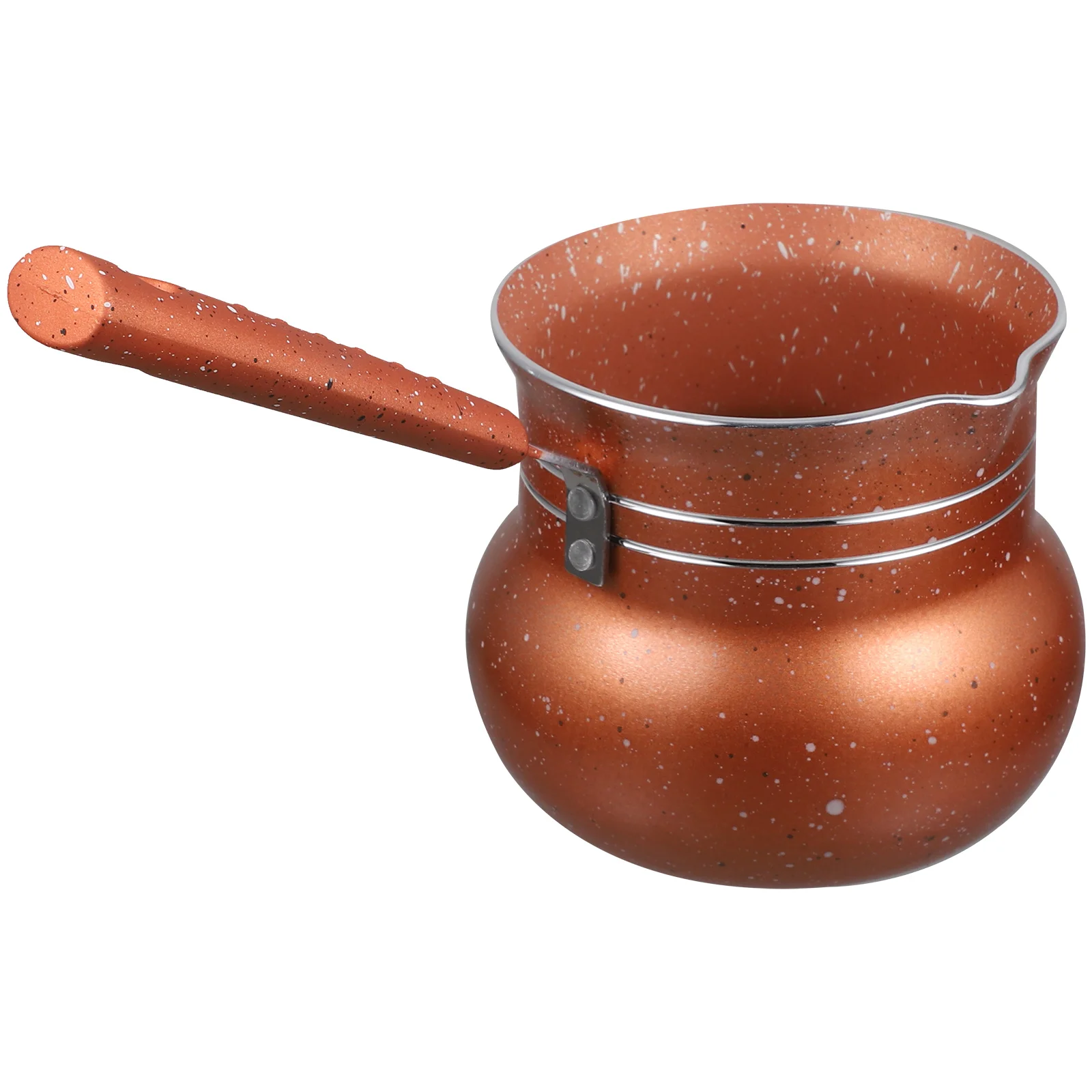 Mini Coffee Pot Nonstick Cooking Saucepan Ceramic Like Finish Spill Proof Spout Design for Milk Coffee Restaurant
Mini Coffee Pot Nonstick Cooking Saucepan Ceramic Like Finish Spill Proof Spout Design for Milk Coffee Restaurant