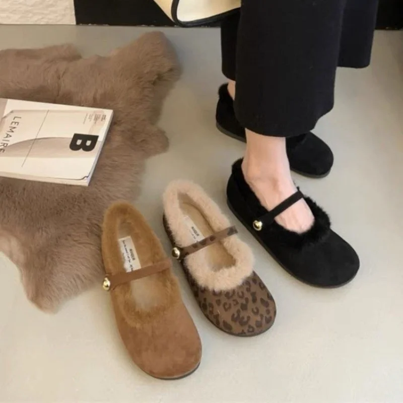 French Style Slipper Loafers 2025, Animal Print Faux Fur Lined Winter Shoes, Women's Platform Closed Toe Warm House Shoes
French Style Slipper Loafers 2025, Animal Print Faux Fur Lined Winter Shoes, Women's Platform Closed Toe Warm House Shoes