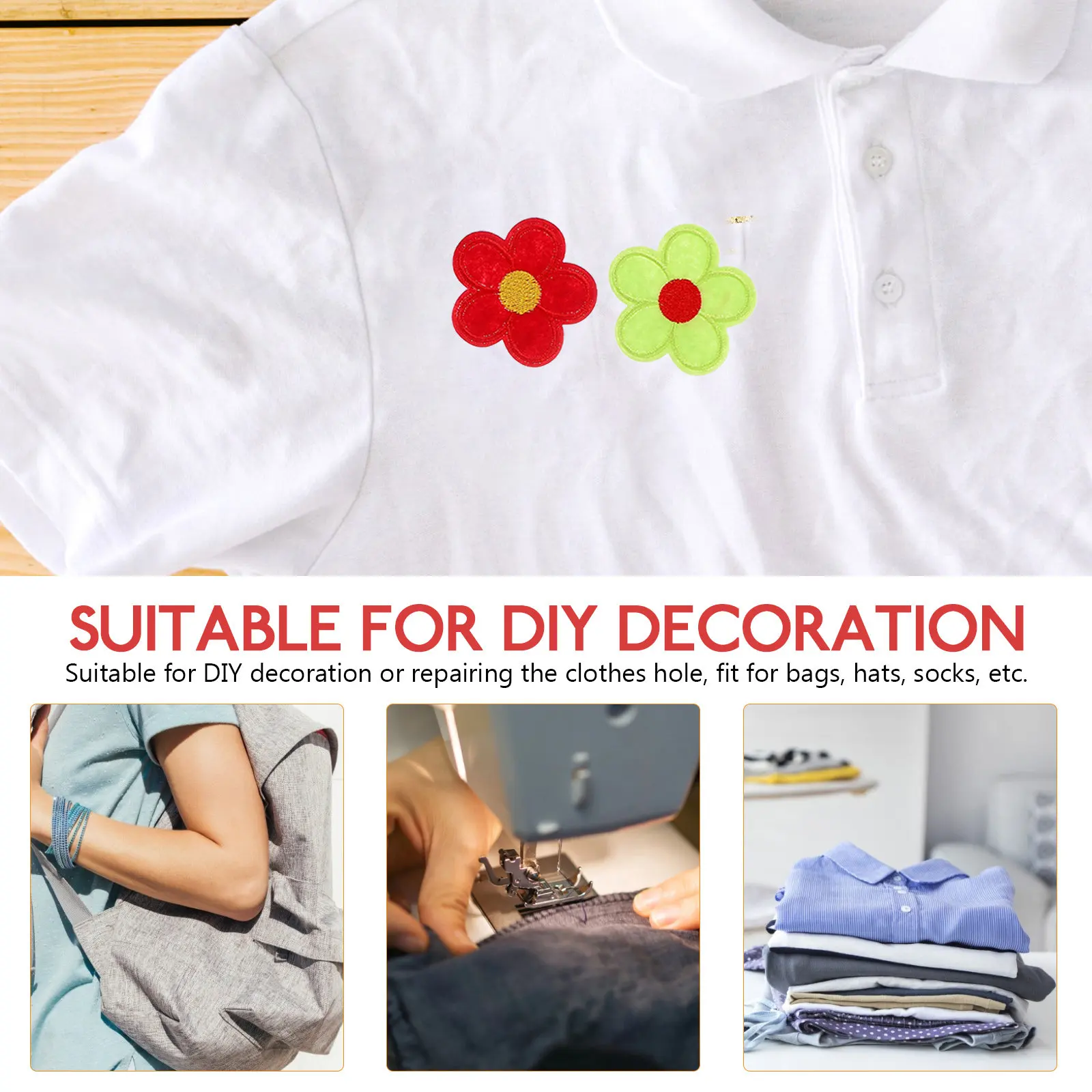 40Pcs Floral Embroidery Patches Iron on Clothing Patches for Sweaters Shirts Pillows Cushions Jeans Repair Decorative Appliques
40Pcs Floral Embroidery Patches Iron on Clothing Patches for Sweaters Shirts Pillows Cushions Jeans Repair Decorative Appliques