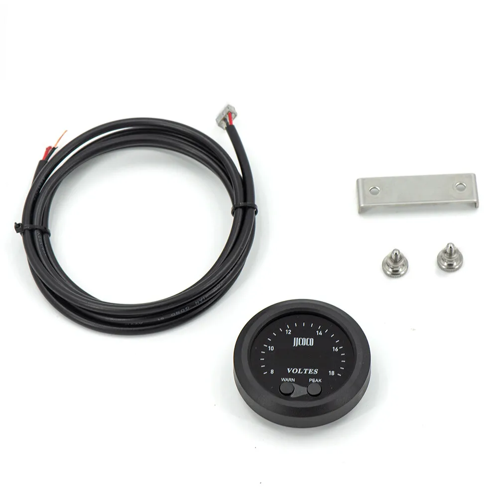 Car Universal Voltmeter 8-18V Range 52mm Volts Gauge Voltmeter Ultra-Thin Round With Red Light LED Display
Car Universal Voltmeter 8-18V Range 52mm Volts Gauge Voltmeter Ultra-Thin Round With Red Light LED Display
