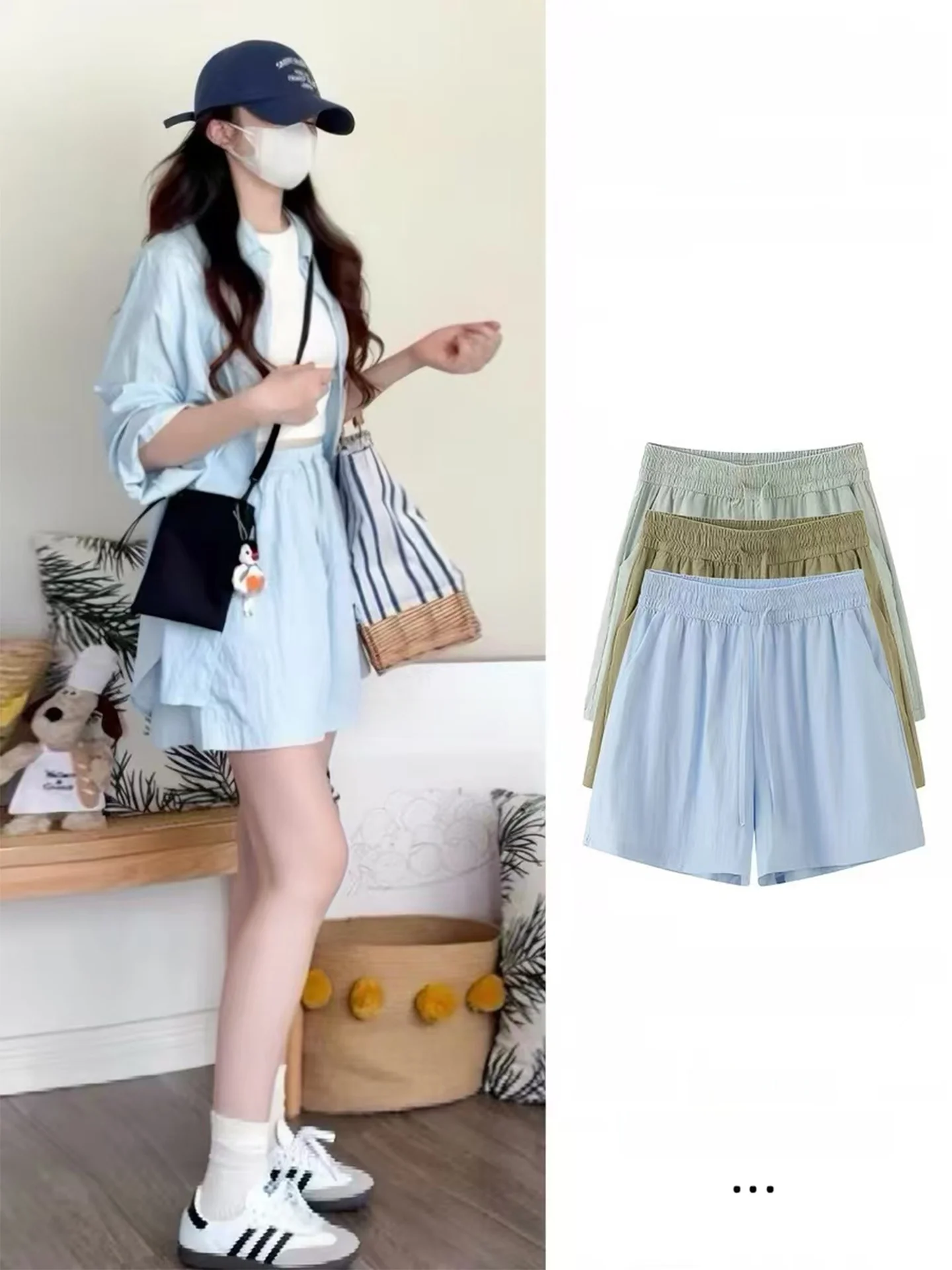 plus Size High Waist Ice Silk Shorts Women's Summer 2026 New Style Small Size Wide Leg Pants Comfortable Casual Trousers
plus Size High Waist Ice Silk Shorts Women's Summer 2026 New Style Small Size Wide Leg Pants Comfortable Casual Trousers