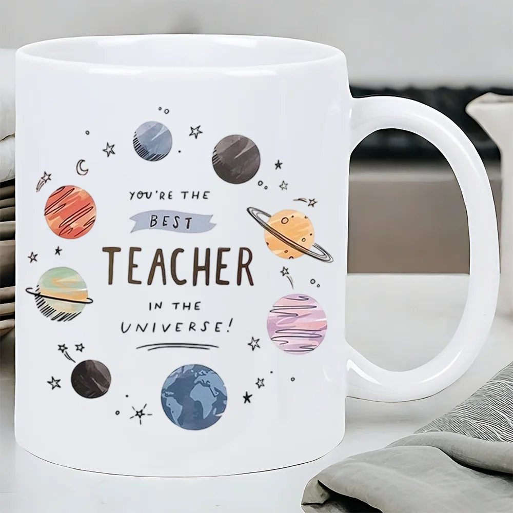 Best Teacher in the Universe Mug - Celestial Planets, Stars & Earth Design - Ceramic Cup for Teachers, Astronomy Gifts, Classroo
Best Teacher in the Universe Mug - Celestial Planets, Stars & Earth Design - Ceramic Cup for Teachers, Astronomy Gifts, Classroo