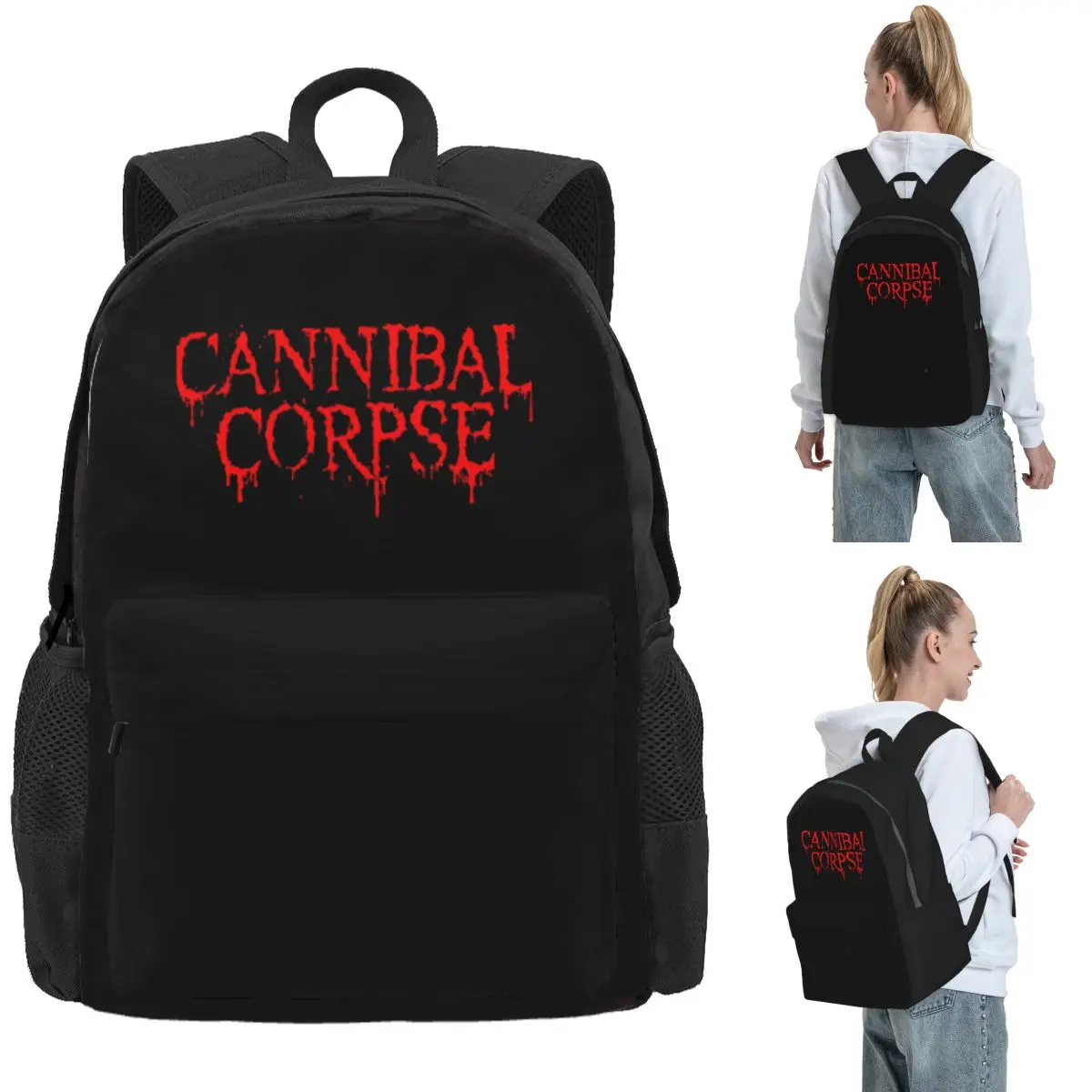Cannibal Corpse Death Metal Band Backpack Daypack Large Capacity Children BookBag School Bag Shoulder Bags for Men Women
Cannibal Corpse Death Metal Band Backpack Daypack Large Capacity Children BookBag School Bag Shoulder Bags for Men Women