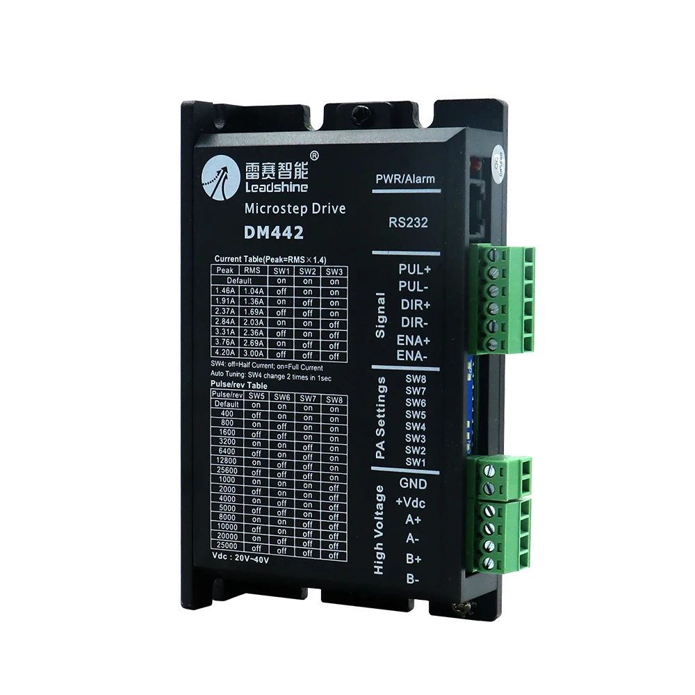 HLTNC Intelligent 42 Two-phase Stepper Motor Driver DM422C DM442 DM432C M322C DC Pulse Type for Engraving Machine
HLTNC Intelligent 42 Two-phase Stepper Motor Driver DM422C DM442 DM432C M322C DC Pulse Type for Engraving Machine