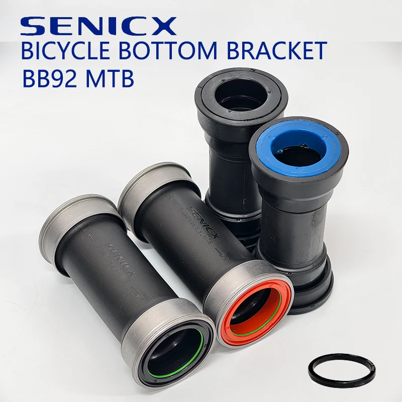 SENICX Press Fit BB92 Bottom Bracket with Hybrid Ceramic Bearings - Compatible with 24mm HollowTech II & 28.99mm SRAM DUB Cranks
SENICX Press Fit BB92 Bottom Bracket with Hybrid Ceramic Bearings - Compatible with 24mm HollowTech II & 28.99mm SRAM DUB Cranks