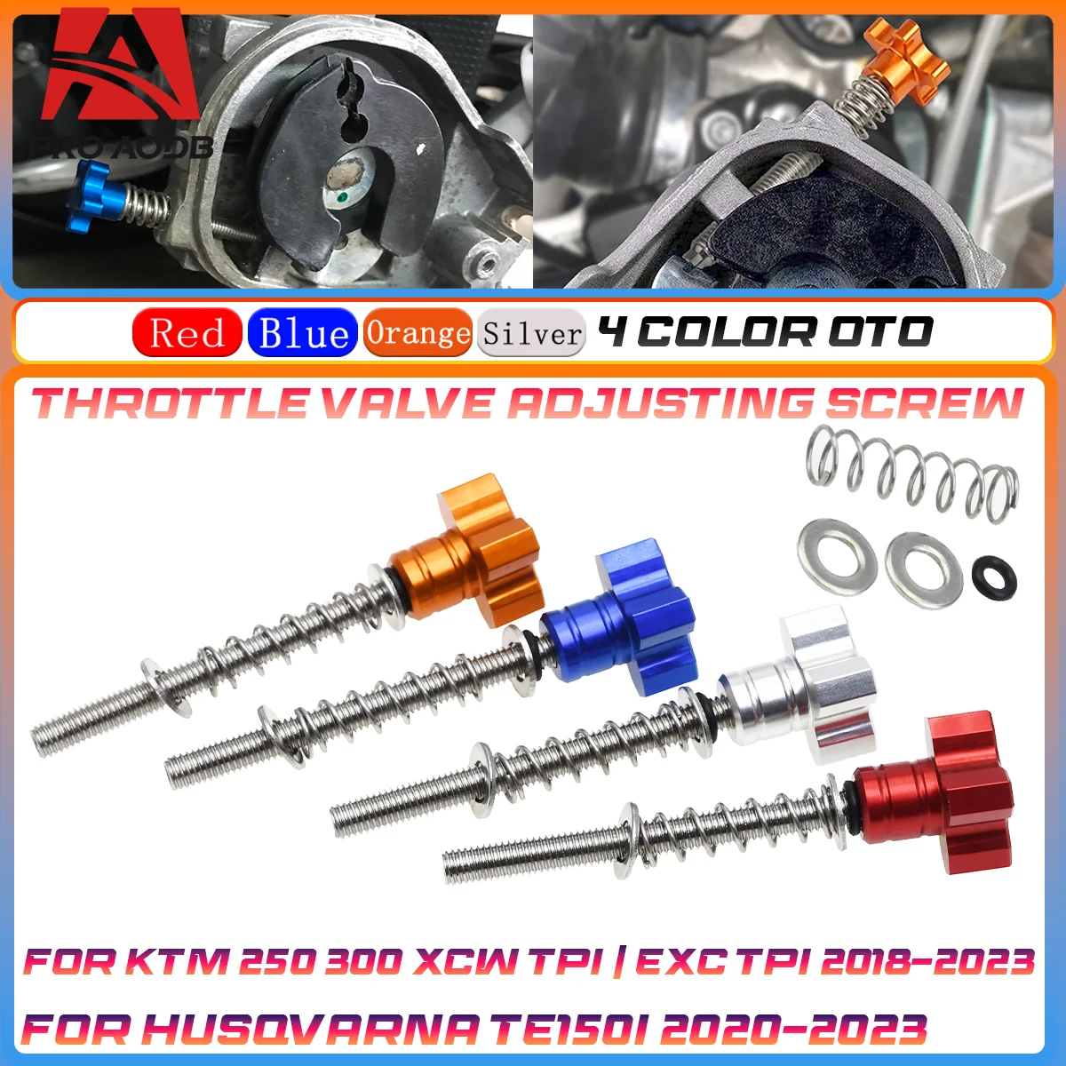 For KTM Husqvarna GasGas EXC XC-W 300 250 TPi TE 300i TE 250i TE150i TX EC EX 300 Idle Speed Adjuster Screw 2018-2023
For KTM Husqvarna GasGas EXC XC-W 300 250 TPi TE 300i TE 250i TE150i TX EC EX 300 Idle Speed Adjuster Screw 2018-2023