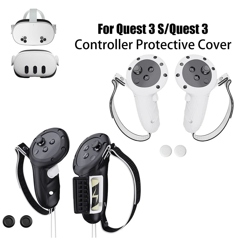 Controller Protective Cover For Meta Quest 3S / Quest 3 Handle anti fall and dustproof easy to remove battery protective cover V
Controller Protective Cover For Meta Quest 3S / Quest 3 Handle anti fall and dustproof easy to remove battery protective cover V
