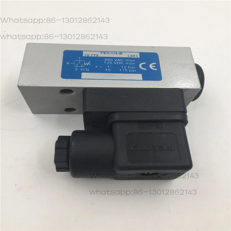 Original pressure switch PEV-1/4-B 10773 in stock
Original pressure switch PEV-1/4-B 10773 in stock