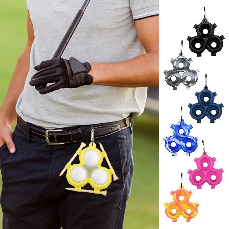 New Mini Golf Ball Protective Cover Soft Silicone Golf Ball Holder With 3 Golf Tees Portable Golf Accessories For Golfers
New Mini Golf Ball Protective Cover Soft Silicone Golf Ball Holder With 3 Golf Tees Portable Golf Accessories For Golfers