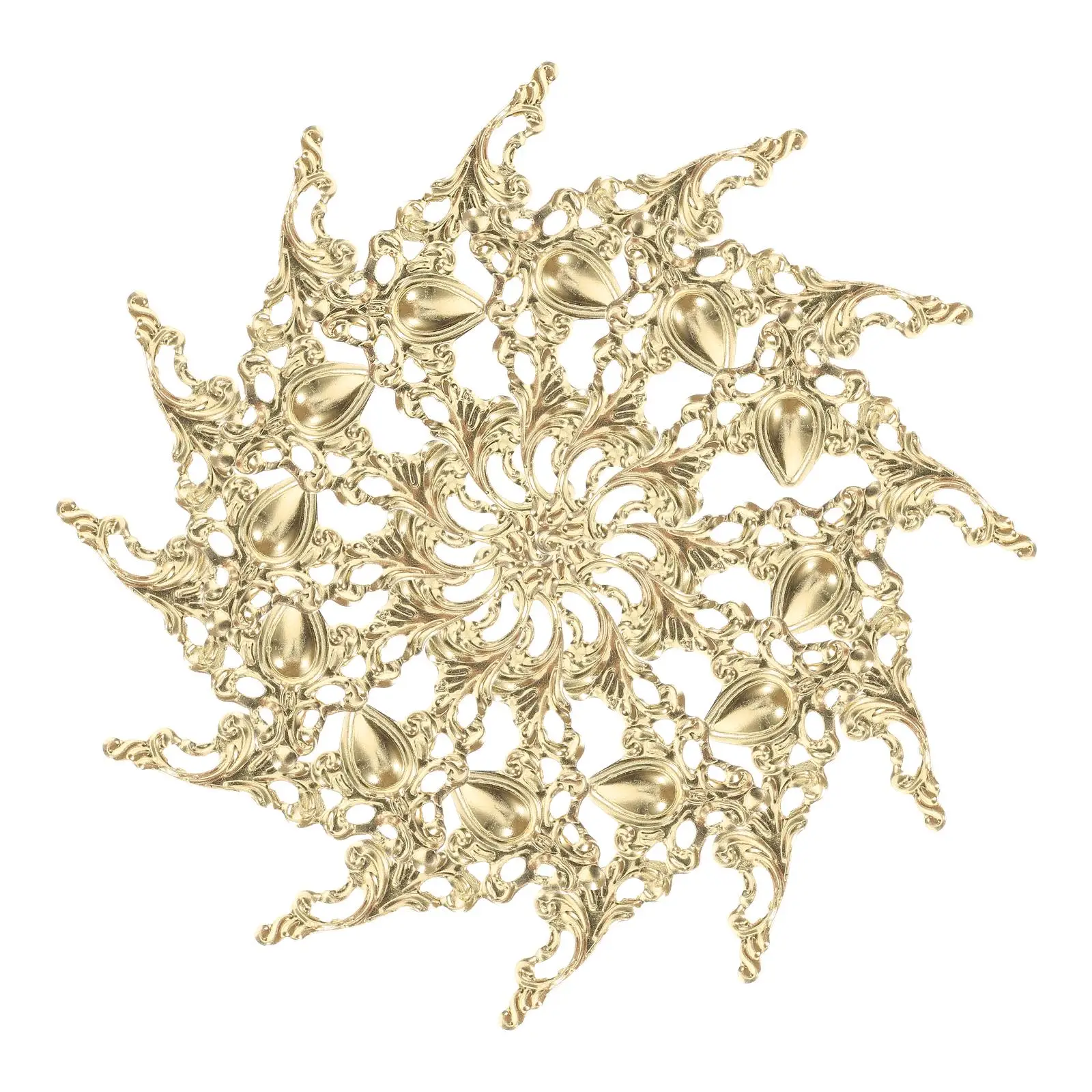 24 Pcs Yellow Horn Flower Stickers Vintage Book Corner Protector Metal Cover for DIY Scrapbook Album Decorative
24 Pcs Yellow Horn Flower Stickers Vintage Book Corner Protector Metal Cover for DIY Scrapbook Album Decorative