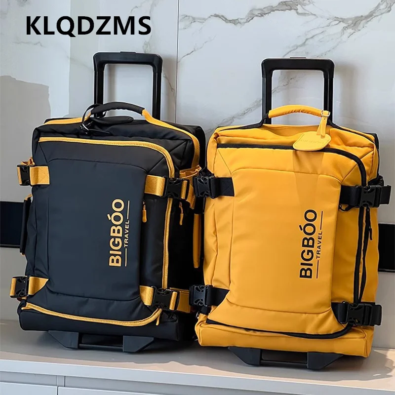 KLQDZMS Suitcase on Wheels Large Capacity Oxford Cloth Trolley Case Men's Boarding Box 20"24"28 Inch Women's Cabin Luggage
KLQDZMS Suitcase on Wheels Large Capacity Oxford Cloth Trolley Case Men's Boarding Box 20"24"28 Inch Women's Cabin Luggage