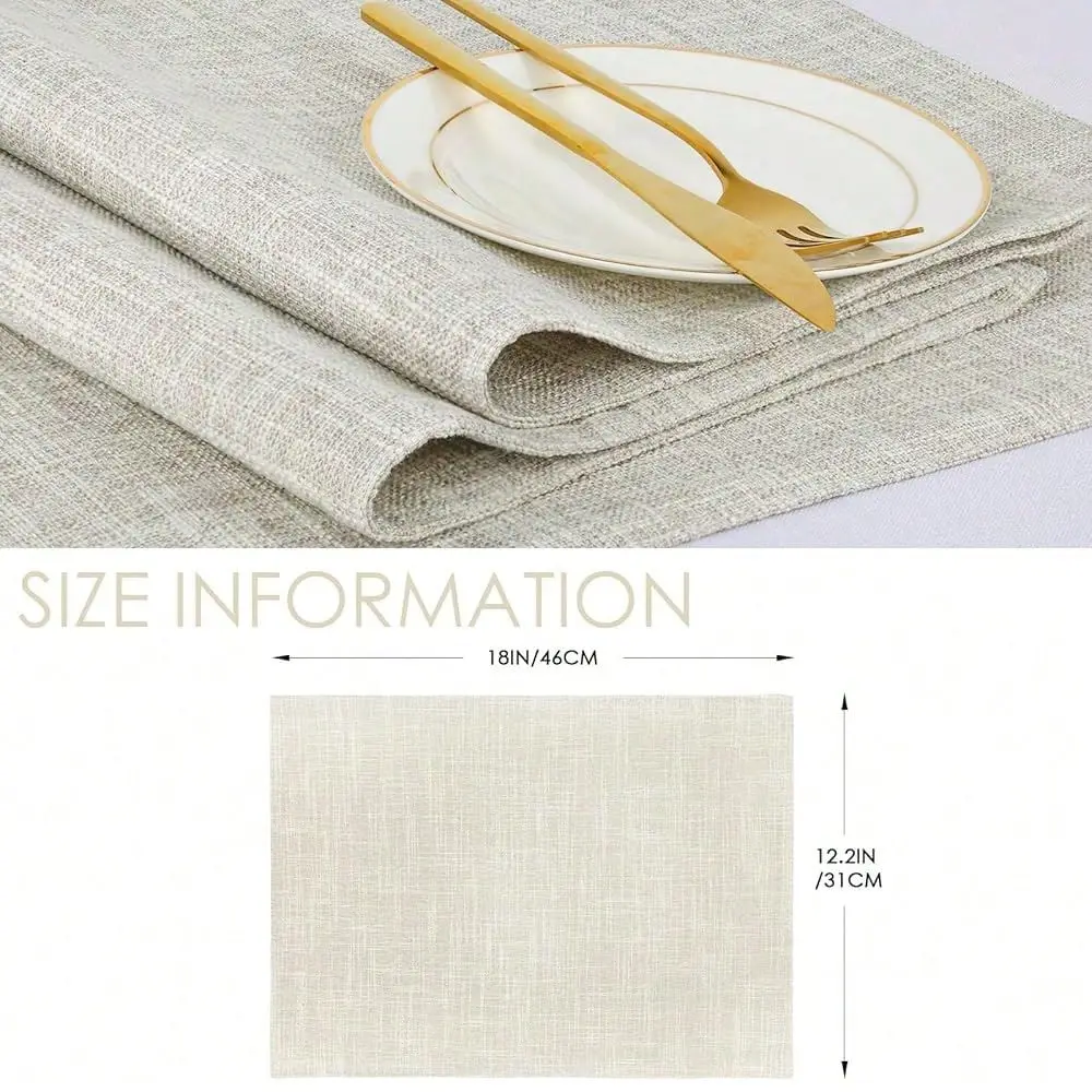 Placemats Set Of 8, Washable Dining Table Mats Cloth Place Mats For Kitchen Table, Square Farmhouse Fall Placemats For Indoors
Placemats Set Of 8, Washable Dining Table Mats Cloth Place Mats For Kitchen Table, Square Farmhouse Fall Placemats For Indoors