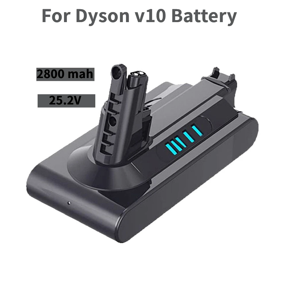 For Dyson V10 2800mAh 25.2V Battery for Dyson SV12 Battery Absolute Animal Li-ion Vacuum Cleaner Rechargeable BATTERY SV12
For Dyson V10 2800mAh 25.2V Battery for Dyson SV12 Battery Absolute Animal Li-ion Vacuum Cleaner Rechargeable BATTERY SV12