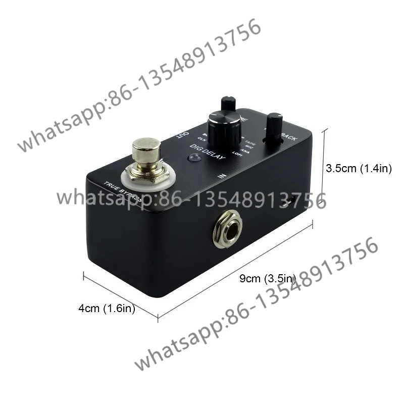 Mini effect delayed single guitar effect device electric guitar factory direct sales
Mini effect delayed single guitar effect device electric guitar factory direct sales