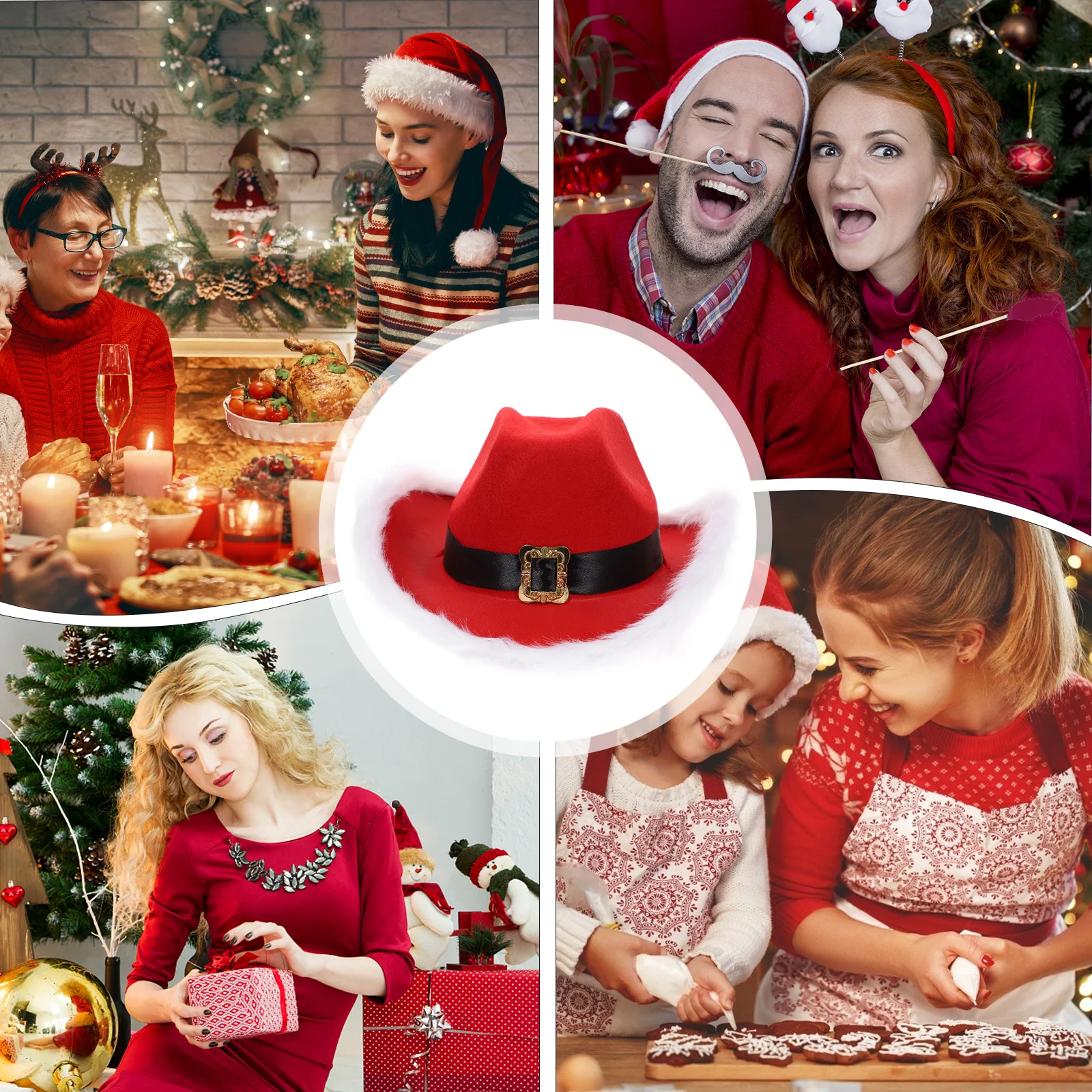 Christmas Lighting Hat Santa Cowboy Style Xmas Party Decoration Hat for Adults Christmas Costume Supplies Xmas Decoration
Christmas Lighting Hat Santa Cowboy Style Xmas Party Decoration Hat for Adults Christmas Costume Supplies Xmas Decoration