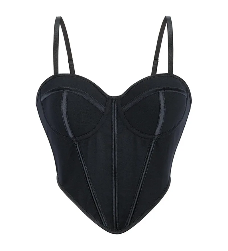 Женский корсет, укороченный топ, лоскутное клубное короткое майка с открытой спиной, модная женская уличная одежда, мини-сексуальное нижнее белье, бюстье
Женский корсет, укороченный топ, лоскутное клубное короткое майка с открытой спиной, модная женская уличная одежда, мини-сексуальное нижнее белье, бюстье