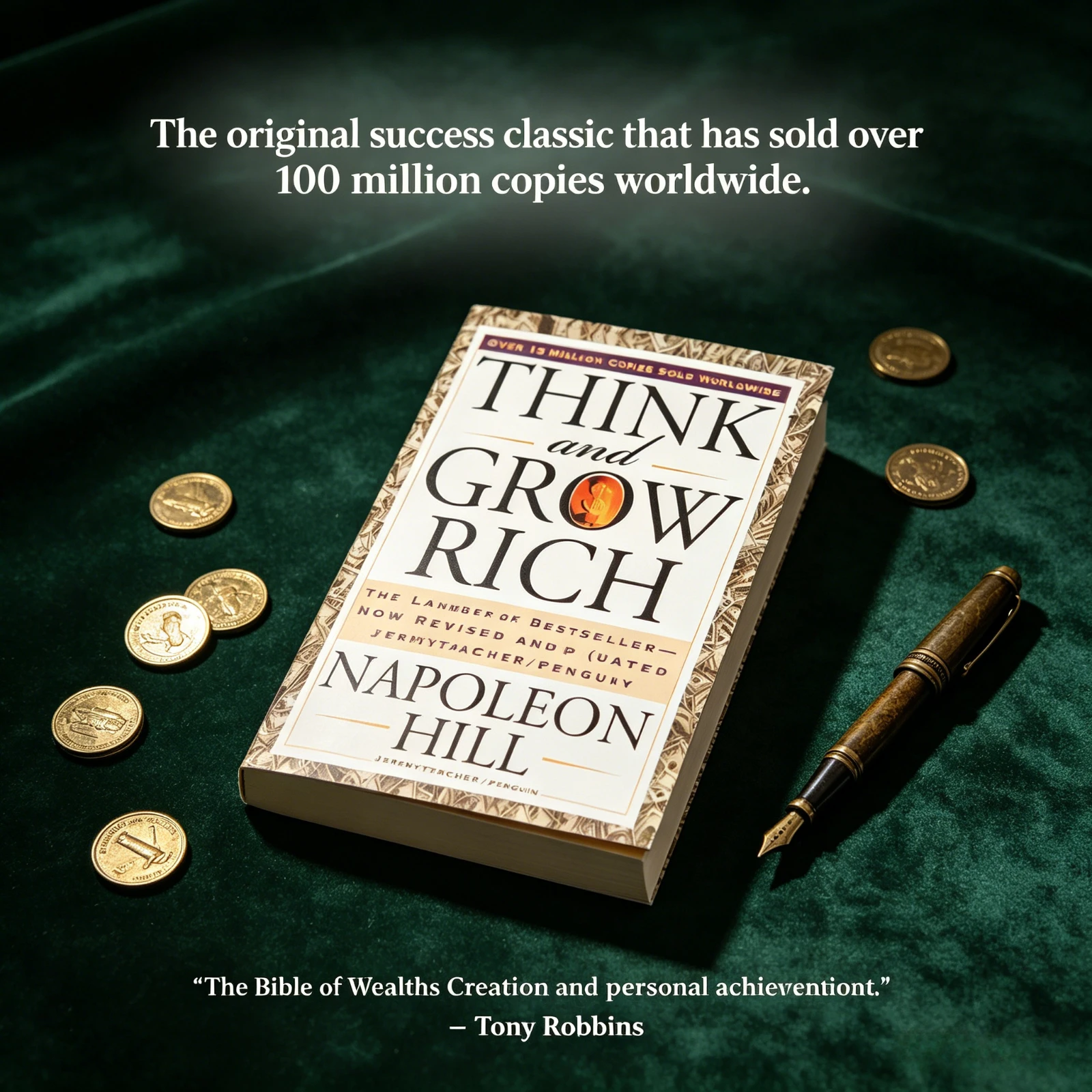 Think and Grow Rich By Napoleon Hill Wealth Building Success Principles Personal Growth Guide
Think and Grow Rich By Napoleon Hill Wealth Building Success Principles Personal Growth Guide
