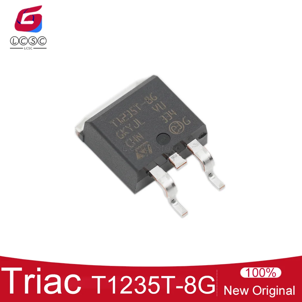 10Pcs/Lot Original T1235T-8G Sensitive Gate TRIAC Alternistor-Snubberless 800V 12A Surface Mount D2PAK Thyristor T1235T-8G-TR
10Pcs/Lot Original T1235T-8G Sensitive Gate TRIAC Alternistor-Snubberless 800V 12A Surface Mount D2PAK Thyristor T1235T-8G-TR