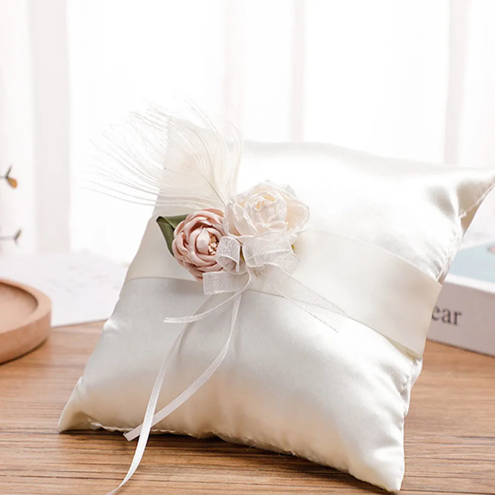 1Set Wedding Ring Pillow Flower Basket Set Exquisite Ring Bearer Cushion Flower Girl Basket Decorative Wedding Engagement
1Set Wedding Ring Pillow Flower Basket Set Exquisite Ring Bearer Cushion Flower Girl Basket Decorative Wedding Engagement