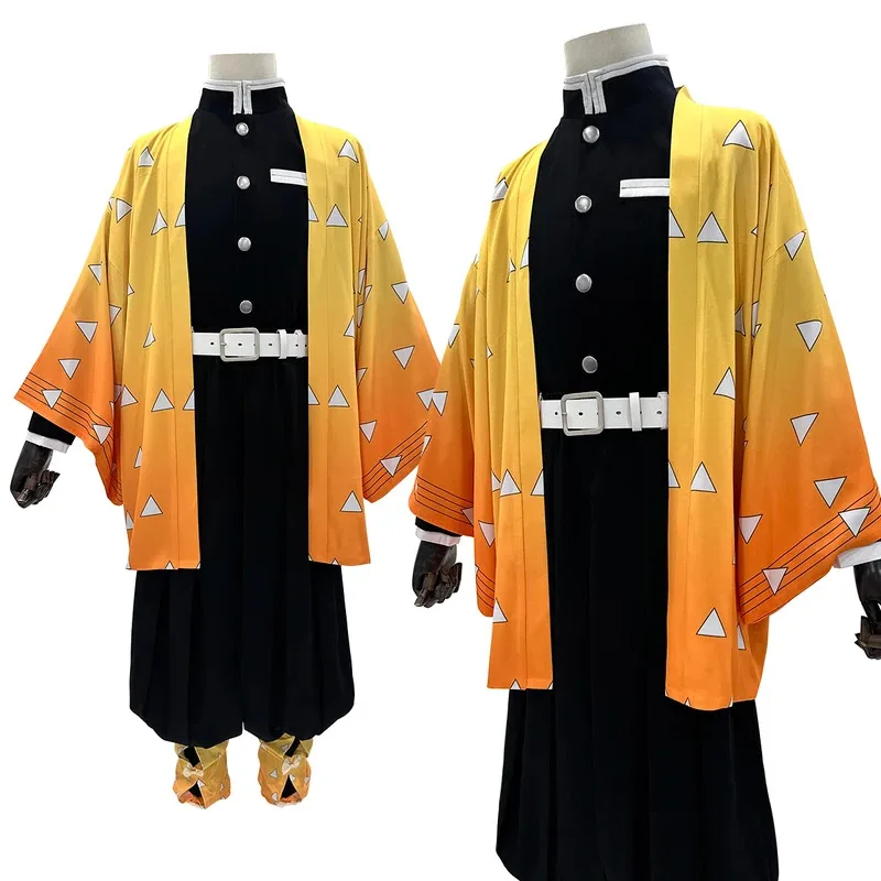 HOLOUN Anime Agatsuma Zenitsu Cosplay Costume Wig Haori Embroidery Top Elastic Pants Belt Rose Net Cos Halloween Christmas Gift
HOLOUN Anime Agatsuma Zenitsu Cosplay Costume Wig Haori Embroidery Top Elastic Pants Belt Rose Net Cos Halloween Christmas Gift