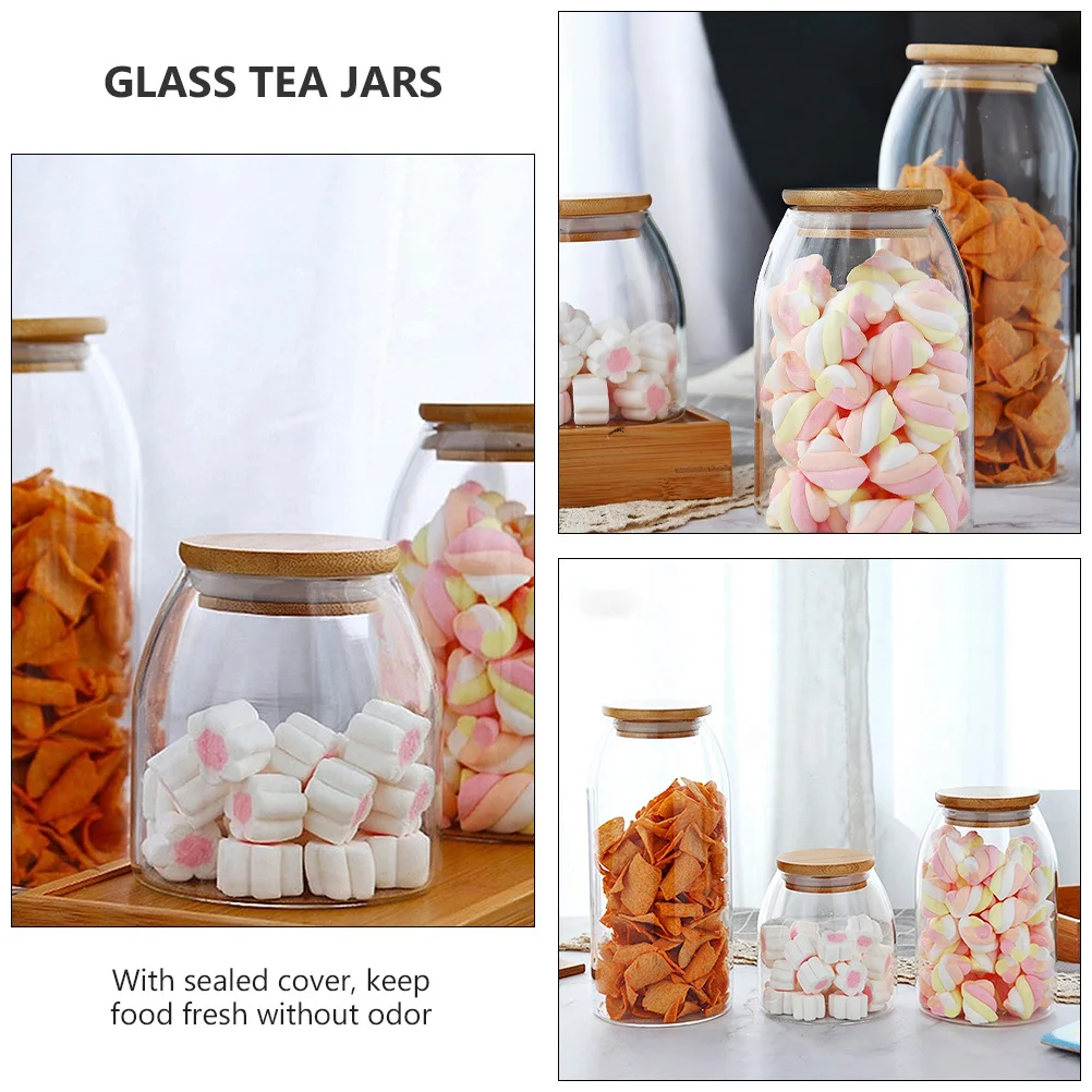 1pc 500Ml Sealed Canisters Glass Food Container Kitchen Storage Jar For Tea Coffee Dried Fruits Glass Storage Containers
1pc 500Ml Sealed Canisters Glass Food Container Kitchen Storage Jar For Tea Coffee Dried Fruits Glass Storage Containers