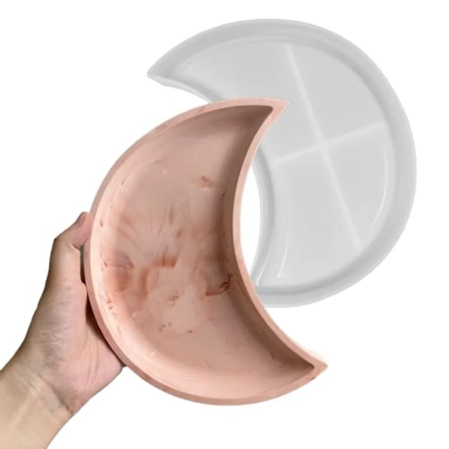 Large Tray Mold for Resin Concrete, Silicone Mold, Crescent Storage Tray Container Epoxy Resin Casting Mold, Home Ornament Mold
Large Tray Mold for Resin Concrete, Silicone Mold, Crescent Storage Tray Container Epoxy Resin Casting Mold, Home Ornament Mold