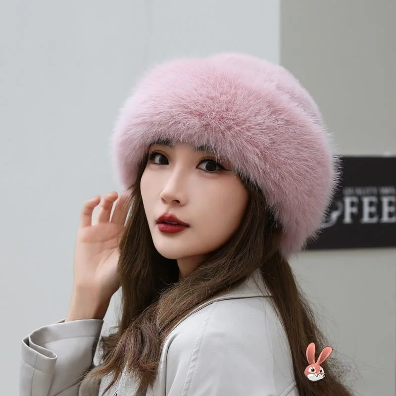 New Winter Fashionable Warm Whole Mink Fur Hat Women's Leather Hat Stylish Fake Leather Water Rabbit Fur Cap Youth Suit
New Winter Fashionable Warm Whole Mink Fur Hat Women's Leather Hat Stylish Fake Leather Water Rabbit Fur Cap Youth Suit