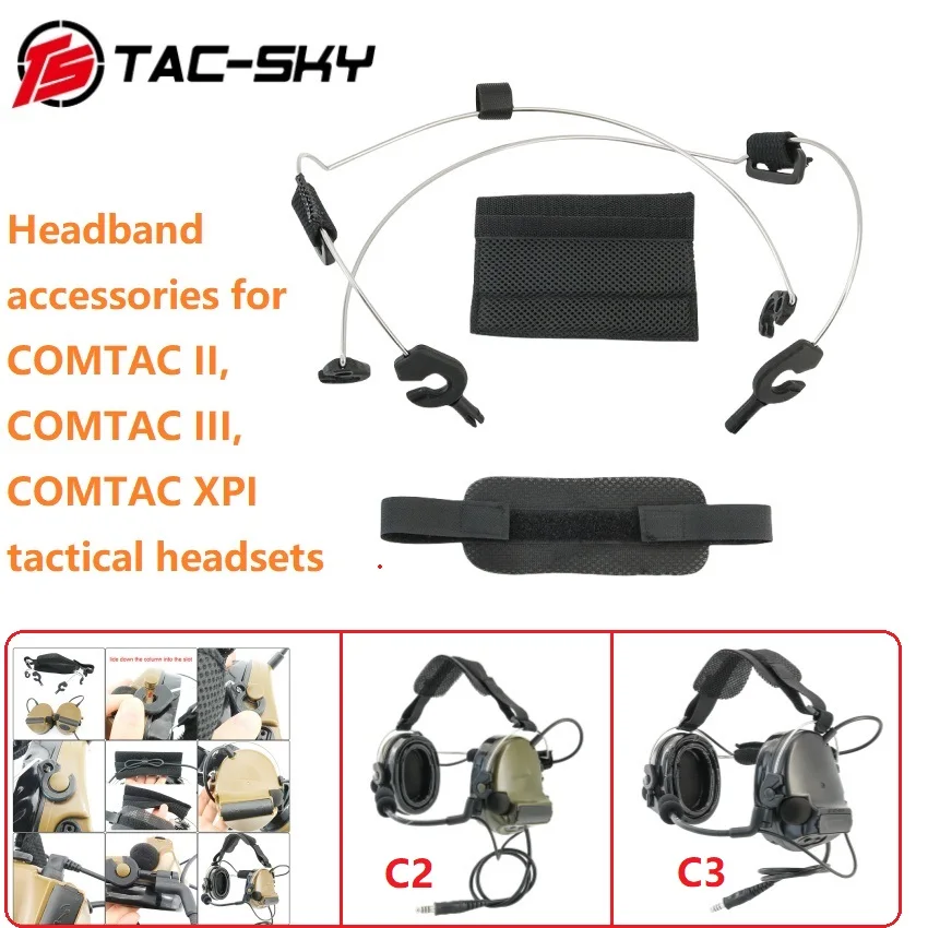 TS TAC-SKY Tactical Hunting Headset Back Headband Accessories for COMTAC II, COMTAC III, COMTAC XPI Tactical Shooting Headphones
TS TAC-SKY Tactical Hunting Headset Back Headband Accessories for COMTAC II, COMTAC III, COMTAC XPI Tactical Shooting Headphones