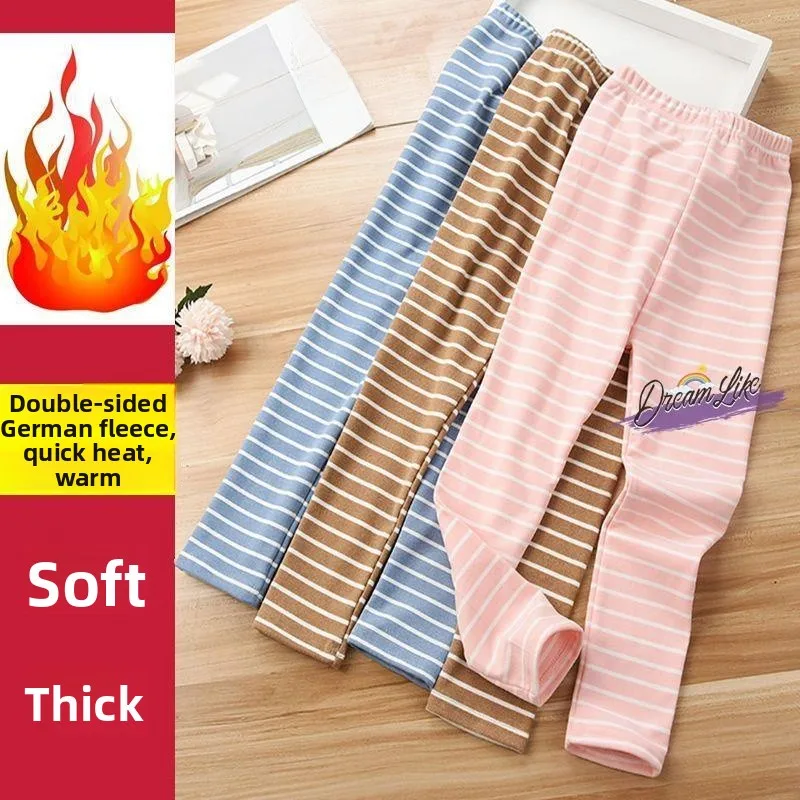 Thiened Fce Lined Long Pants for Kids Girls Winter Trousers Slim Fit Korean Sle Warm Autumn Pants Children's Base Layer
Thiened Fce Lined Long Pants for Kids Girls Winter Trousers Slim Fit Korean Sle Warm Autumn Pants Children's Base Layer