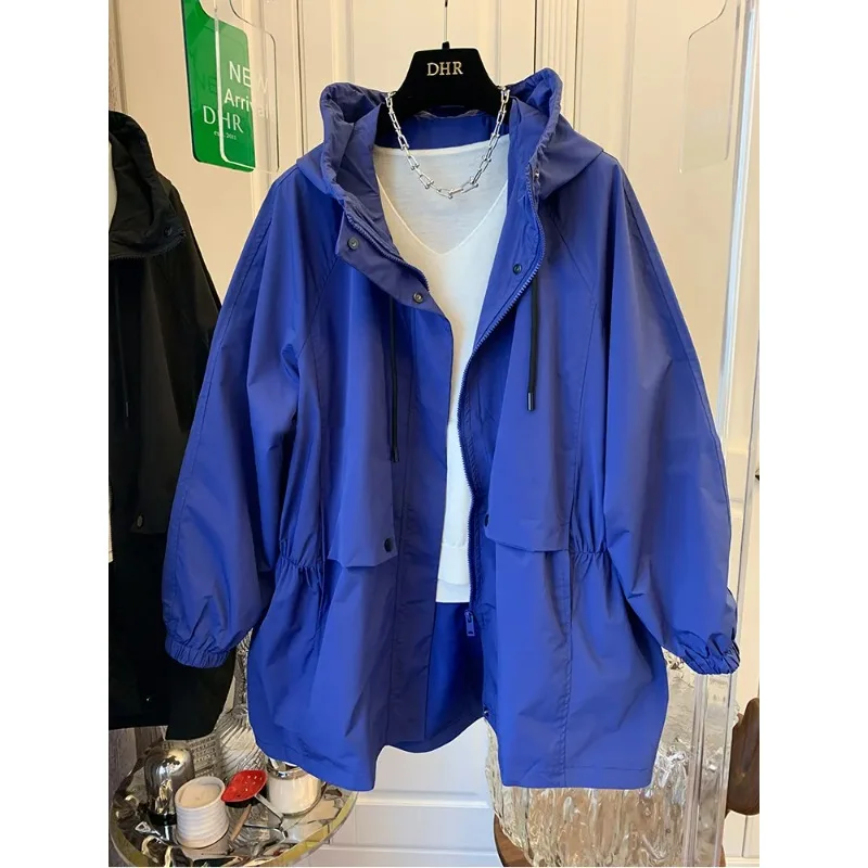 SuperAen High-quality Temperament Hooded Long Windbreaker Women Loose Casual 2022 Spring and Autumn New Jacket
SuperAen High-quality Temperament Hooded Long Windbreaker Women Loose Casual 2022 Spring and Autumn New Jacket