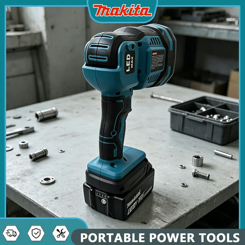 Makita Cordless LED Flashlight Work Light 90 Degree Rotatable Car Repair Outdoor Camping Light for BL1830 BL1840 Battery
Makita Cordless LED Flashlight Work Light 90 Degree Rotatable Car Repair Outdoor Camping Light for BL1830 BL1840 Battery