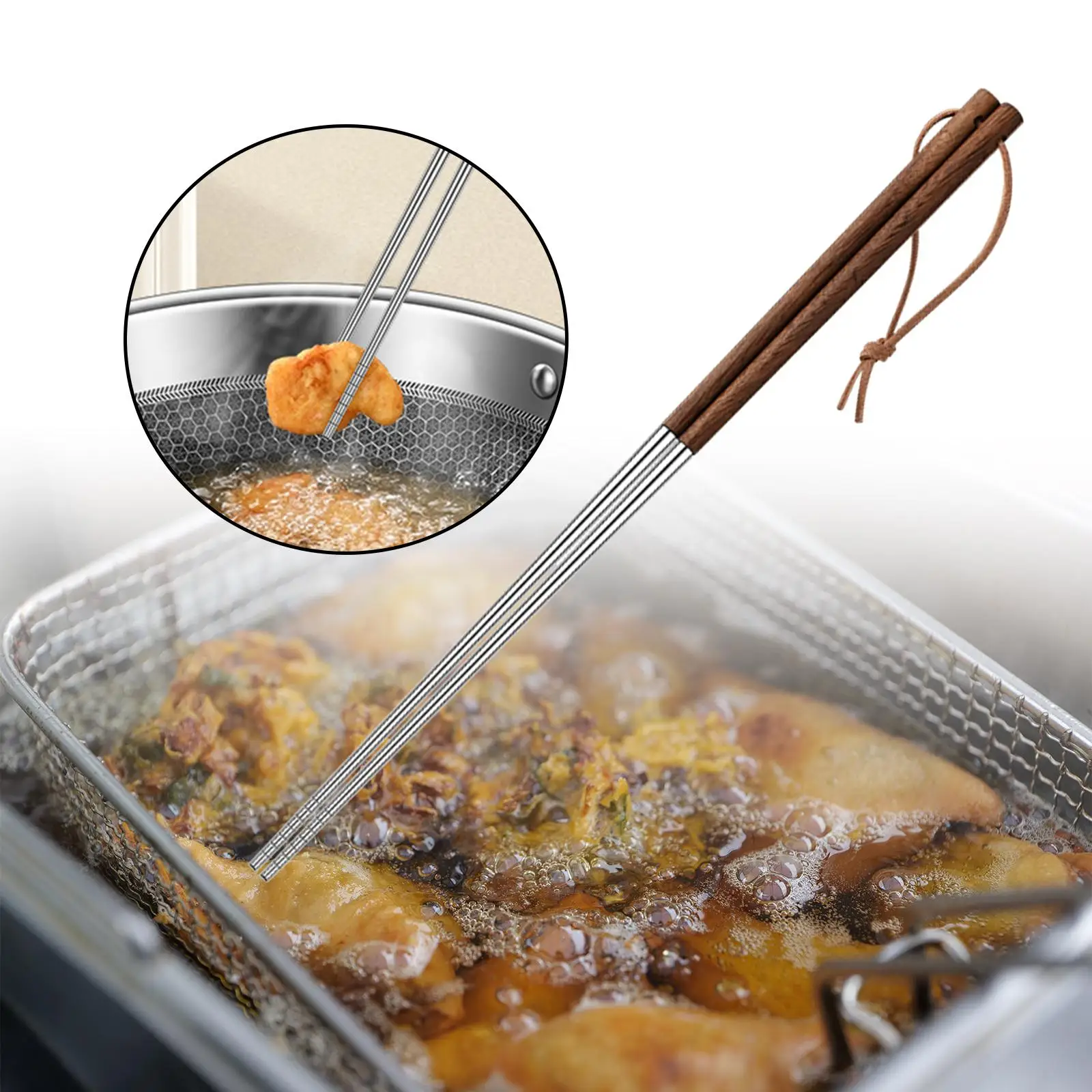 Cooking Frying Noodle Chopsticks Stainless Steel Extra Long Chopsticks Set for Japanese Korean Chinese Hot Pot
Cooking Frying Noodle Chopsticks Stainless Steel Extra Long Chopsticks Set for Japanese Korean Chinese Hot Pot
