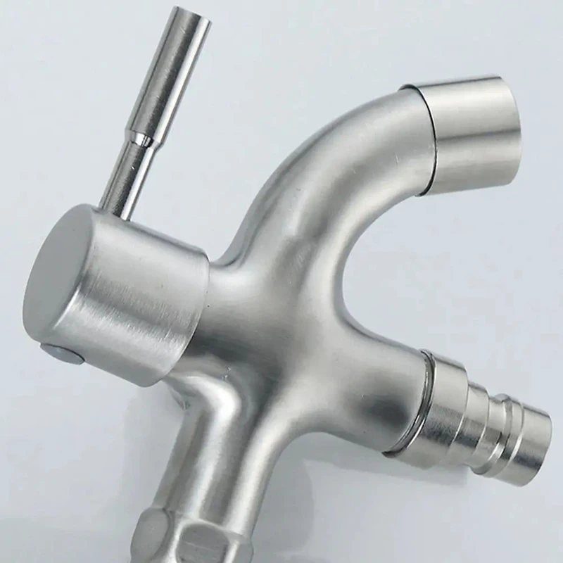 Faucet Double Garden Tap Stainless Steel Outside Tap Double Outlet Water Faucet Sturdy 2 Way Garden Faucet Water Hose Outlet
Faucet Double Garden Tap Stainless Steel Outside Tap Double Outlet Water Faucet Sturdy 2 Way Garden Faucet Water Hose Outlet